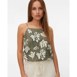 Top estampado de mujer con tirantes