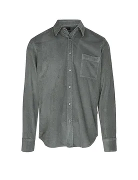 Camisa Regular Fit RELEGANT_6_M verde oscuro S - BOSS - FashionsVida