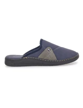 Pantofole blu con dettagli fango e suola comfort NR35AR 42 - JERPOINT - FashionsVida