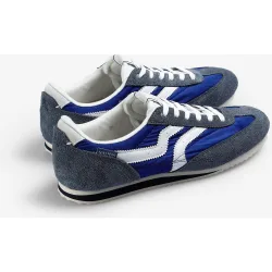Zapatillas retro de hombre con cordones y suela fina