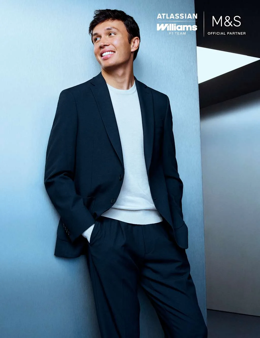 Tailored Fit Performance Jacket Navy male - Autograph - FashionsVida