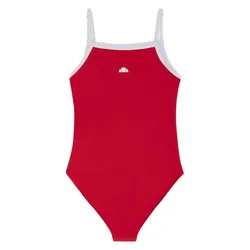 Maillot De Bain Cervesme Red/Off White 13-14 Années Fille
