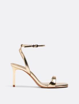 Sandalen mit feinem Absatz GOLD 36