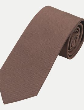 Krawatte aus Seide Braun