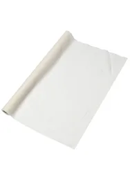 Elfenbein Tischläufer Musselin 48 cm x 5 m waschbar