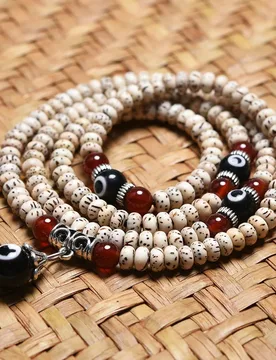Hainan Mini Star-Moon Three-Eyed Dzi Bead Bracelet, Original Undegreased Necklace, Unisex Cultural Jewelry, Bodhi Seed Bra - Aliexpress - FashionsVida