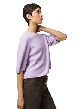 Pull à Manches Courtes Silly Pastel Lilac XL