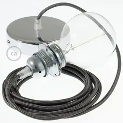 Cables Lampe Suspendue Pendel Pour Abat-jour Rm26 50 Cm Dark Gray / Chrome Plated One Size