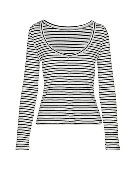 Ecoalf Langarmshirt FARO crema L - Ecoalf - FashionsVida
