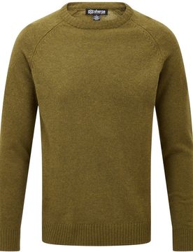 Kangtega Crew Herren Pullover, grün XL
