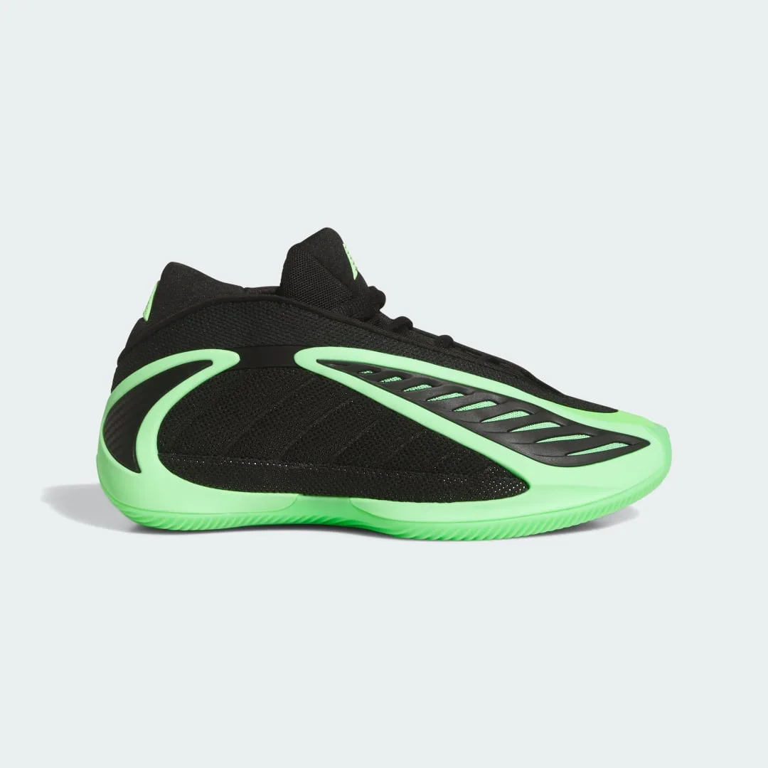SCARPE ANTHONY EDWARDS 2 J 38 2/3 Core Black / Lime Burst / Lucid Blue - Adidas - FashionsVida