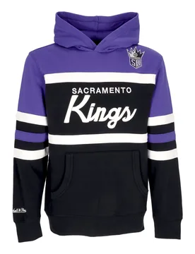 Felpa Cappuccio Uomo Nba Head Coach Hoodie Sackin Original Team Colors - Mitchell & Ness - FashionsVida