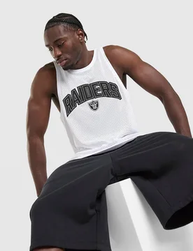 LA Raiders Baseball Tanktop - Herren, Weiss - male - Size: XL - New era - FashionsVida