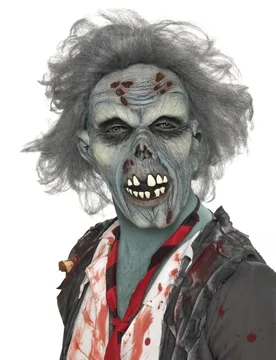 Zombie Maske Vollmaske grau - RUBIES NL - FashionsVida