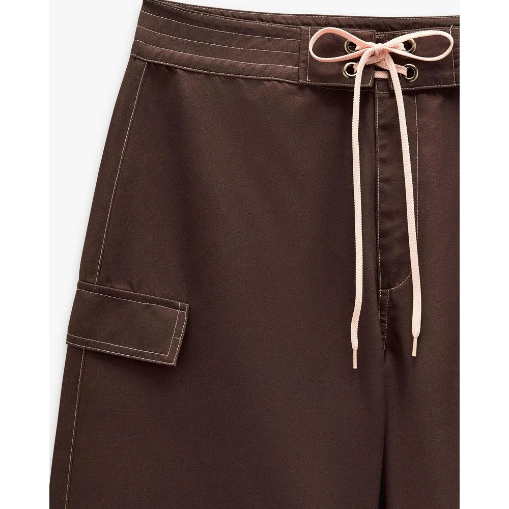 Bermudas de mujer con cordón ajustable en liso - Parfois - FashionsVida
