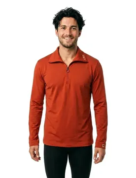 Pull à Demi-zip 35l4717 Rust L