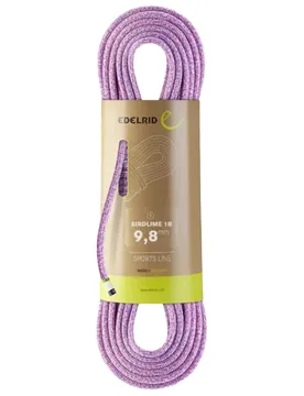 Corde d'escalade - Birdlime 1R 9,8Mm Pink-Royal - Taille 60 m - Violet - Edelrid - FashionsVida