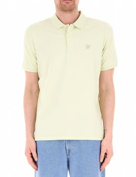 Polo in cotone VERDE CHIARO L