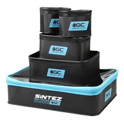Sintez Eva Set Bait Pouch Black / Light Blue One Size unisex