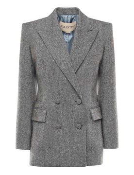 Blazer doppiopetto con bottoni in nappa