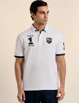 Polo de piqué de hombre corte classic manga corta - Valecuatro - FashionsVida