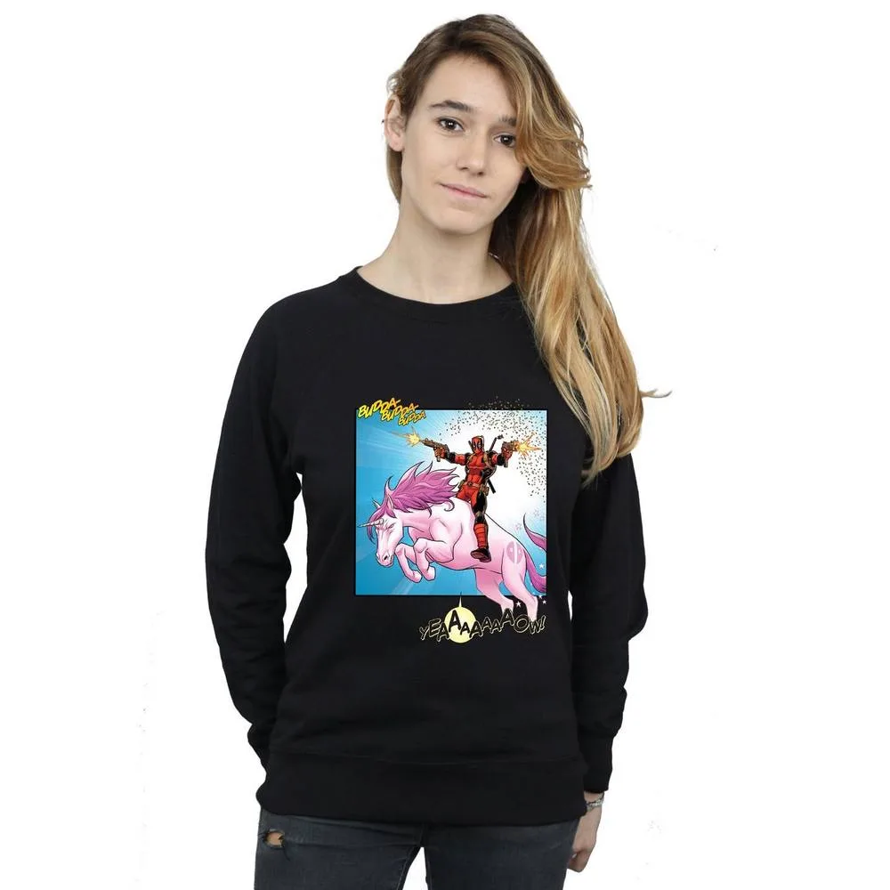 Deadpool Hey You Sweatshirt - Black - Size: M - Marvel - FashionsVida