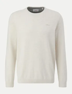 RED LABEL Strickpullover Weiß L - S. Oliver - FashionsVida