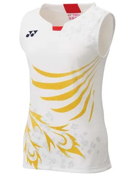 Japan Team Sleeveless T-shirt White XL - Yonex - FashionsVida