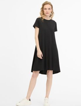 Kleid knielang - Chickie - XS bis S - für Damen - Größe S - schwarz - Frauen - female