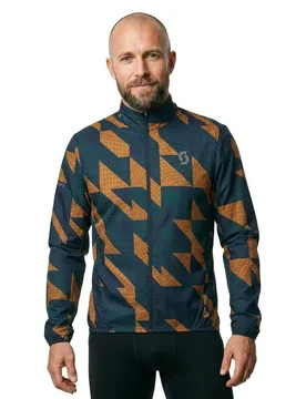 Giacca A Vento Endurance Tech Dark Blue / Bread Brown S