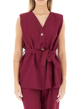 Dixie Gilet scollo V BORDEAUX M