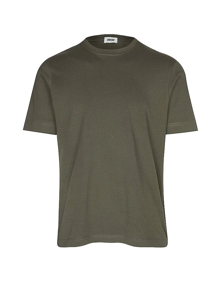 T-Shirt RAPHAEL olive L herren - Drykorn - FashionsVida
