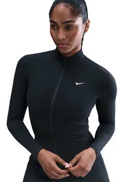 One Zip Up Funnel Neck Sports Jacket Black Mix female - Nike - FashionsVida
