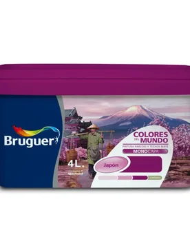 Pintura Plástica Mate Colores Del Mundo 4 l - Serie Japón - Bruguer - FashionsVida