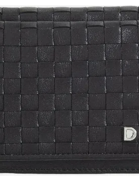 Cartera de hombre pequeña en piel de becerro napa con monedero externo - Dudu - FashionsVida