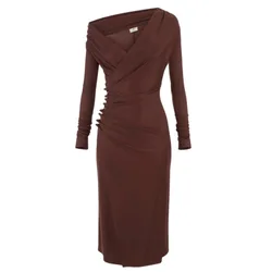 Vestiti casual donna - abito - marrone