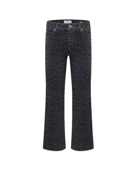 Jeans Flared Fit 7/8 FRANCESCA schwarz 34/L28 damen