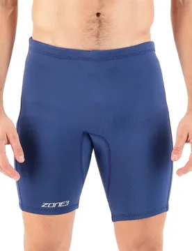 Yulex Natural Rubber Neoprene Shorts Navy M Men - Zone3 - FashionsVida