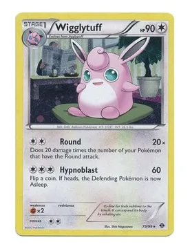 Pokemon Next Destinies 79/99 Wigglytuff (Cosmo Holo) - Pokémon - FashionsVida