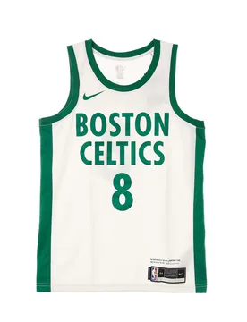 Canotta Basket Uomo Nba Swingman Jersey City Edition 2020 No 8 Kemba Walker Boscel White/clover - NIKE NBA - FashionsVida