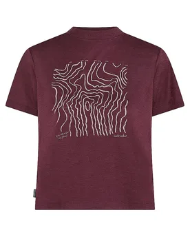 Camiseta funcional 150 Tech Lite Crop para mujer baya L - Icebreaker - FashionsVida