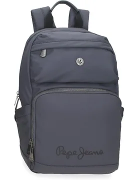Mochila porta ordenador 13,3" corin con bolsillo frontal en rosa - Pepe Jeans - FashionsVida
