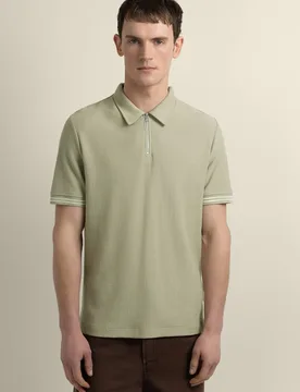 Odin Mens Textured Polo Shirt - Larsson & Co - FashionsVida