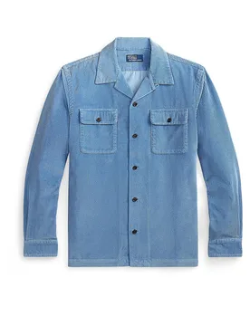 POLO Cord Overshirt hellblau L herren - Ralph Lauren - FashionsVida