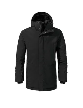 Parka invernale da uomo Crivat 2L con cappuccio isolato nero 58 - Schöffel - FashionsVida