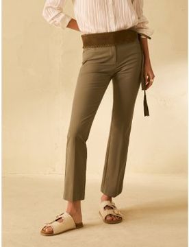 Para mujer. 2611131043200 Pantalón ancho Pbbflaren (40), Casual, Algodón