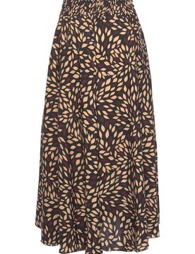 LASCANA Falda beige / negro