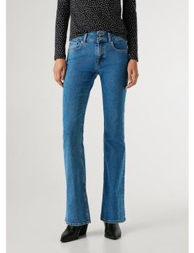 Para mujer. PL20487753SA Jeans Flare Venus (27/30), Casual, Algodón, Denim