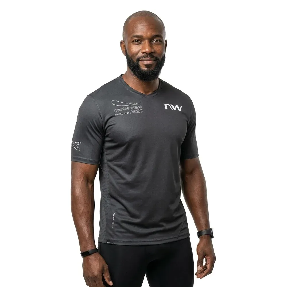 Maglia A Maniche Corte Edge 2 Black / Brown - Northwave - FashionsVida