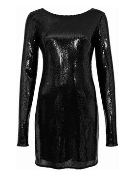 Vestito Corto In Tulle Con Paillettes